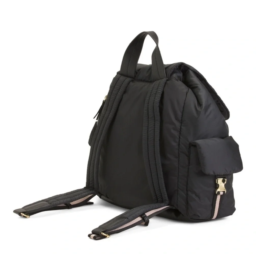 New TOMMY BAHAMA Puff Backpack black